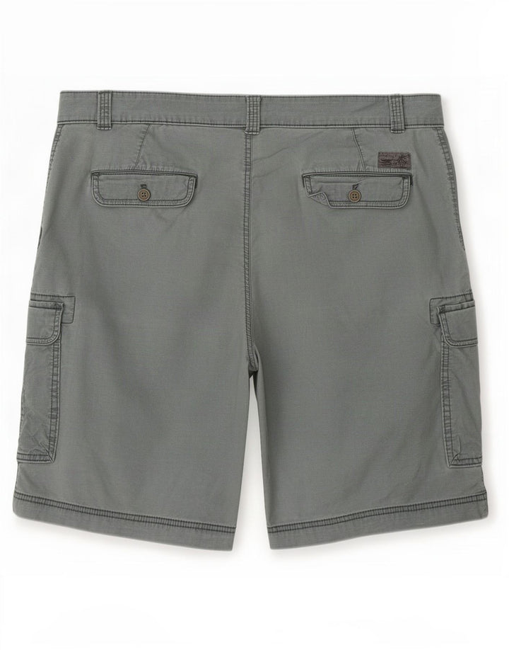 Izod Herren Salzwasser-Cargoshorts, Größe L, W36, Grau