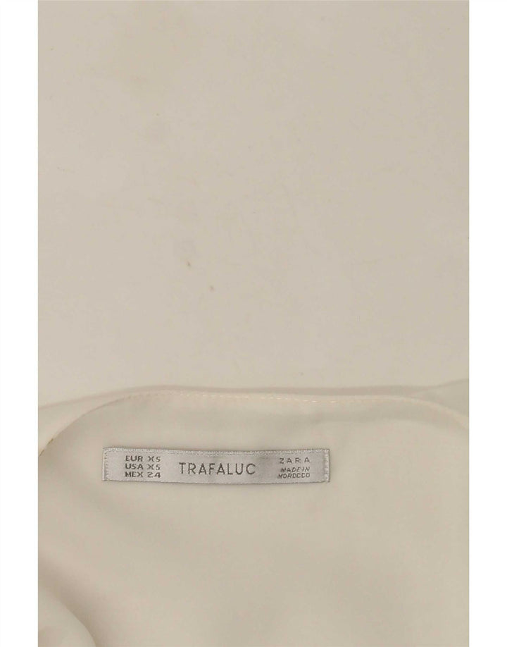 Zara Damen Trafaluc Cami Top UK 6 XS Weiß