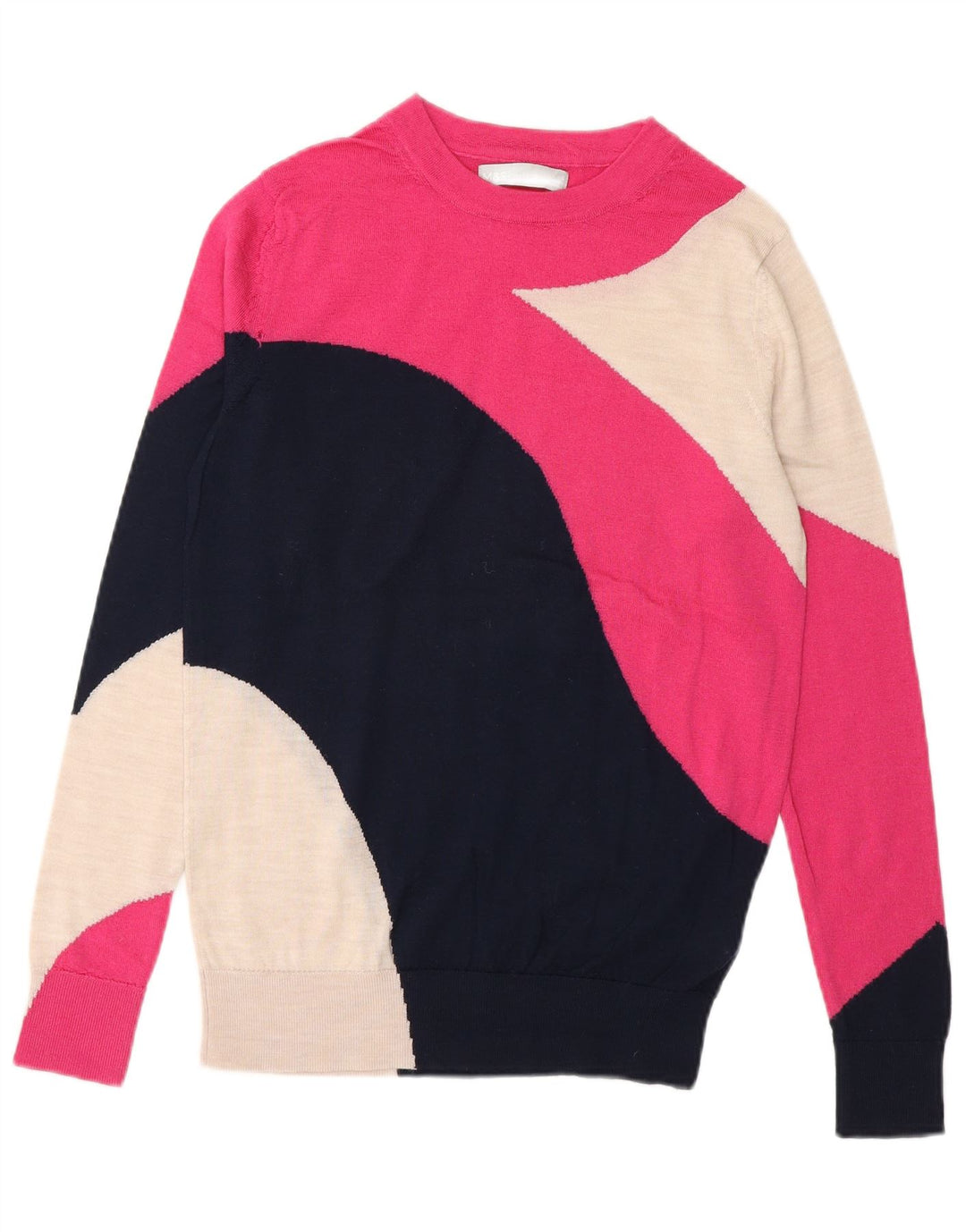 Marks & Spencer Damen-Pullover mit Rundhalsausschnitt, Gr. 6, XS, mehrfarbig