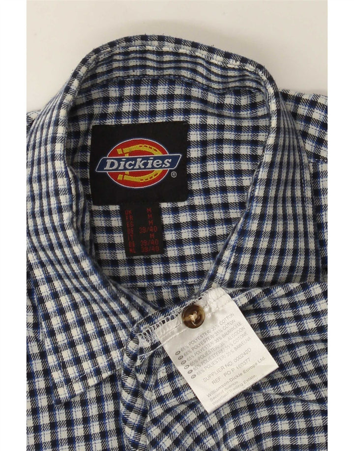 Dickies Herrenhemd Mittelblaues Gingham-Polyester