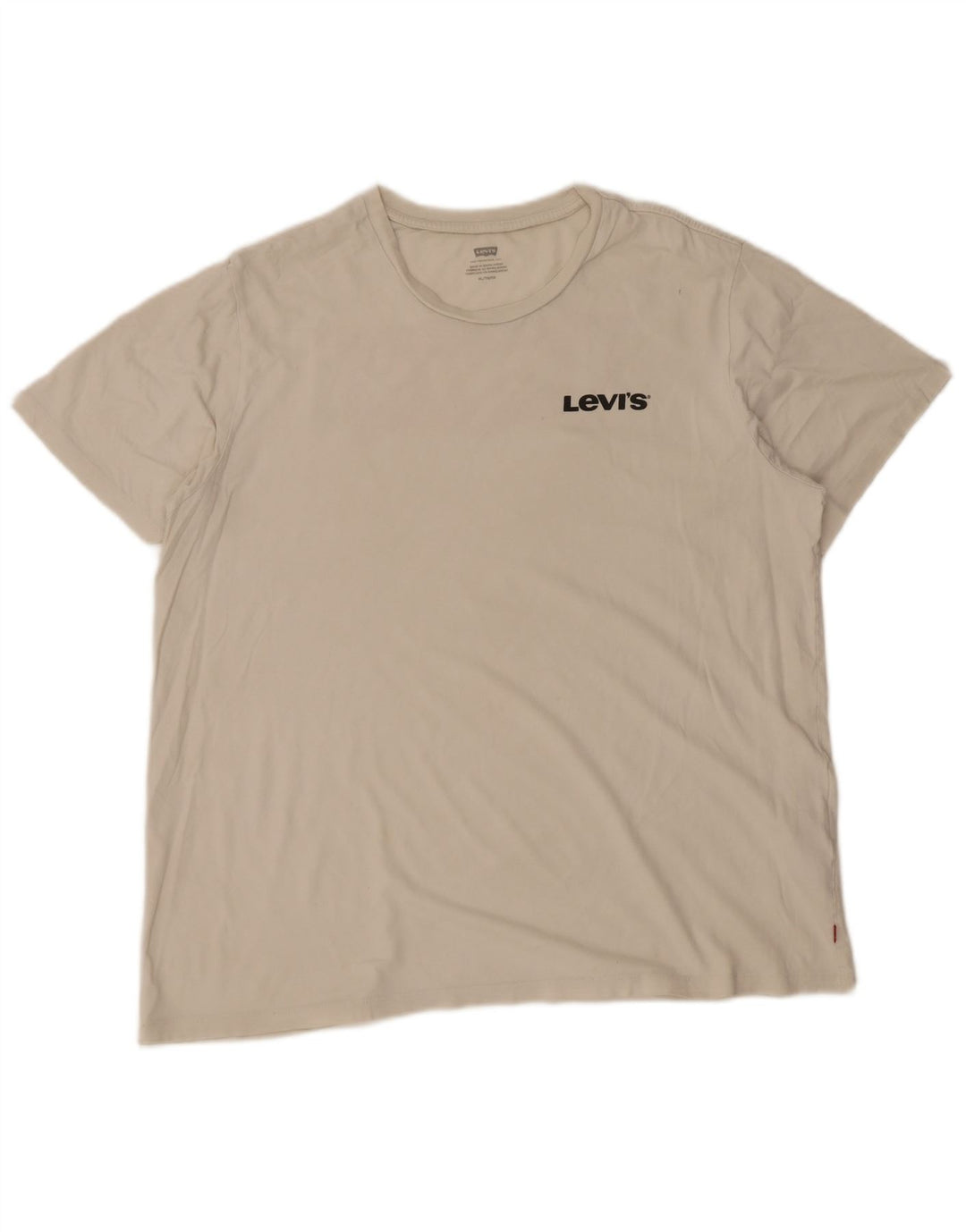 Levi's Herren-T-Shirt mit Grafik, XL, weiße Baumwolle