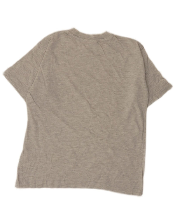 Champion USA Grafik-T-Shirt für Jungen, 9–10 Jahre, grau gesprenkelte Baumwolle