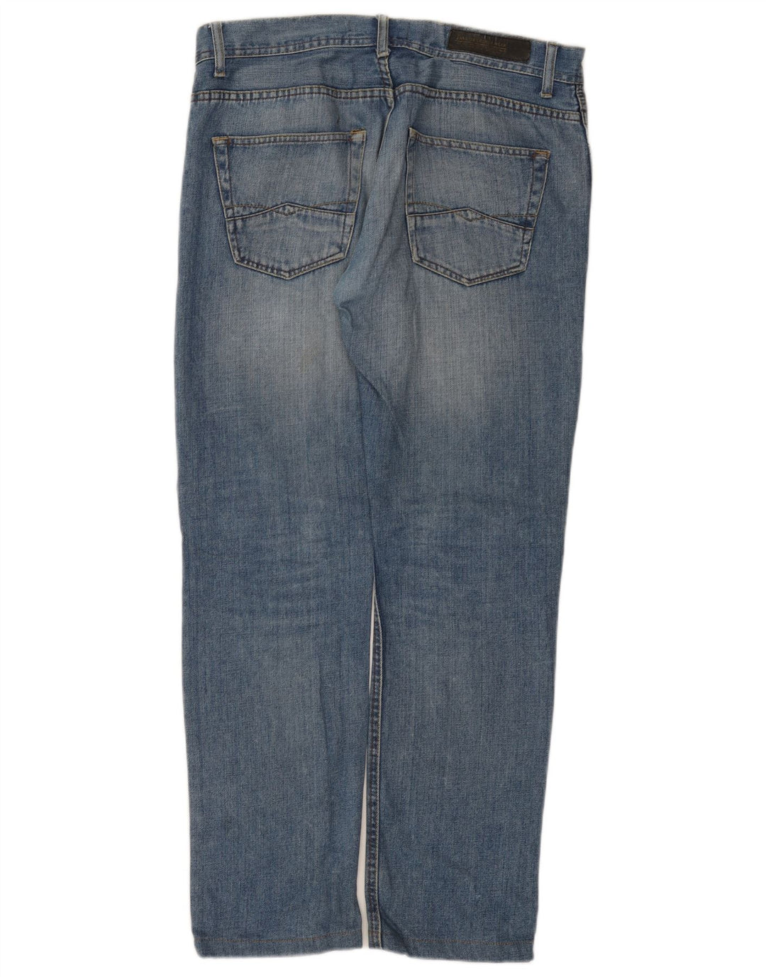 Zara Herren Straight Jeans EU 34 Large W34 L31 Blau