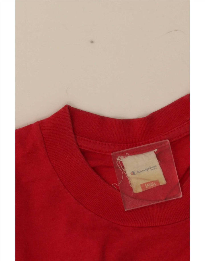 Champion Herren-T-Shirt mit Grafik, Größe S, Rot