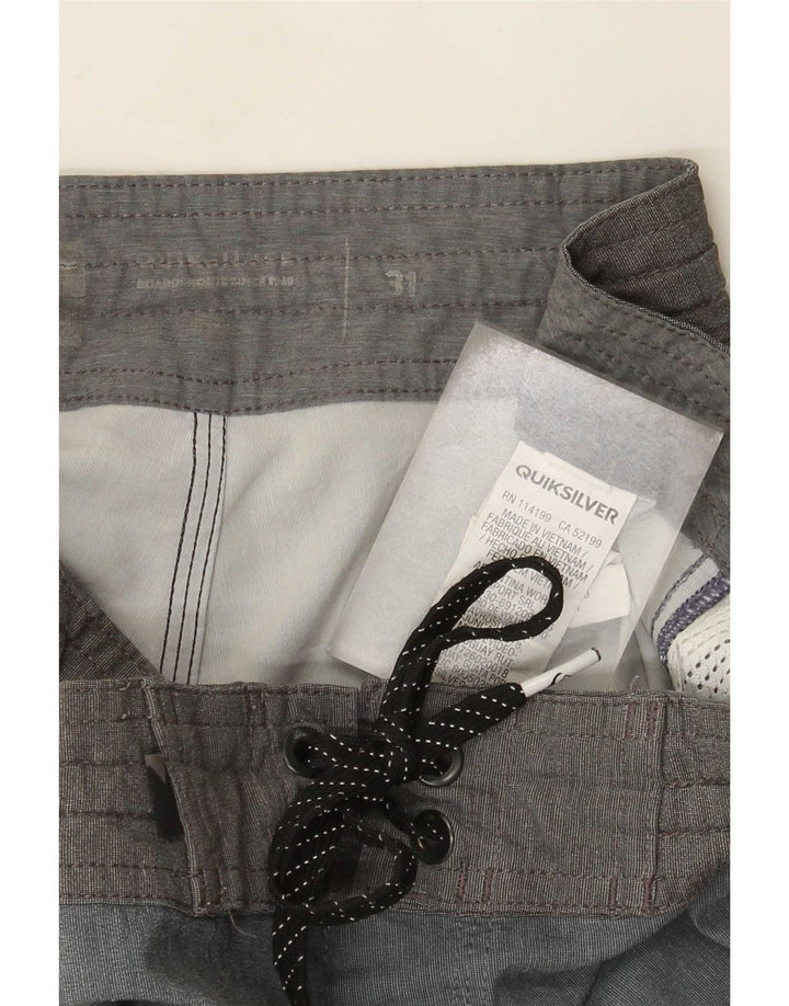 Quiksilver Herren-Badeshorts aus mittelblauem Colourblock-Polyester