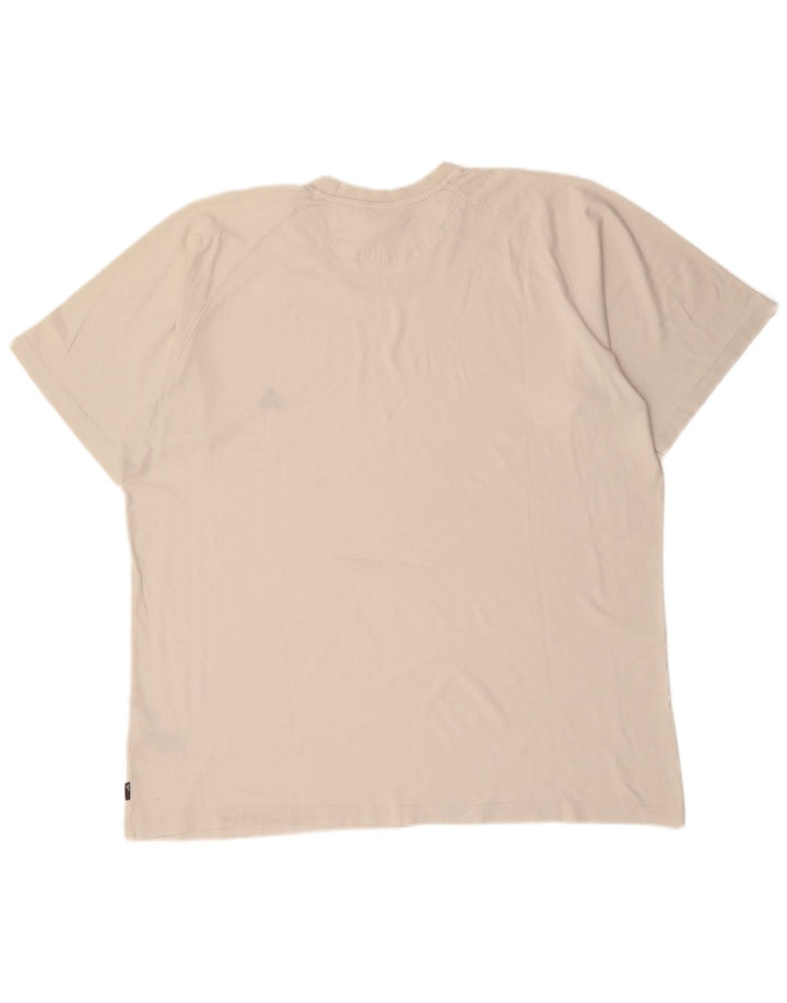 ADIDAS Herren T-Shirt Top 2XL Off White Baumwolle