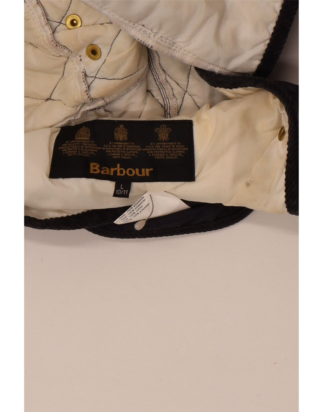 Barbour Steppjacke für Mädchen, 10–11 Jahre, groß, marineblau, Polyamid