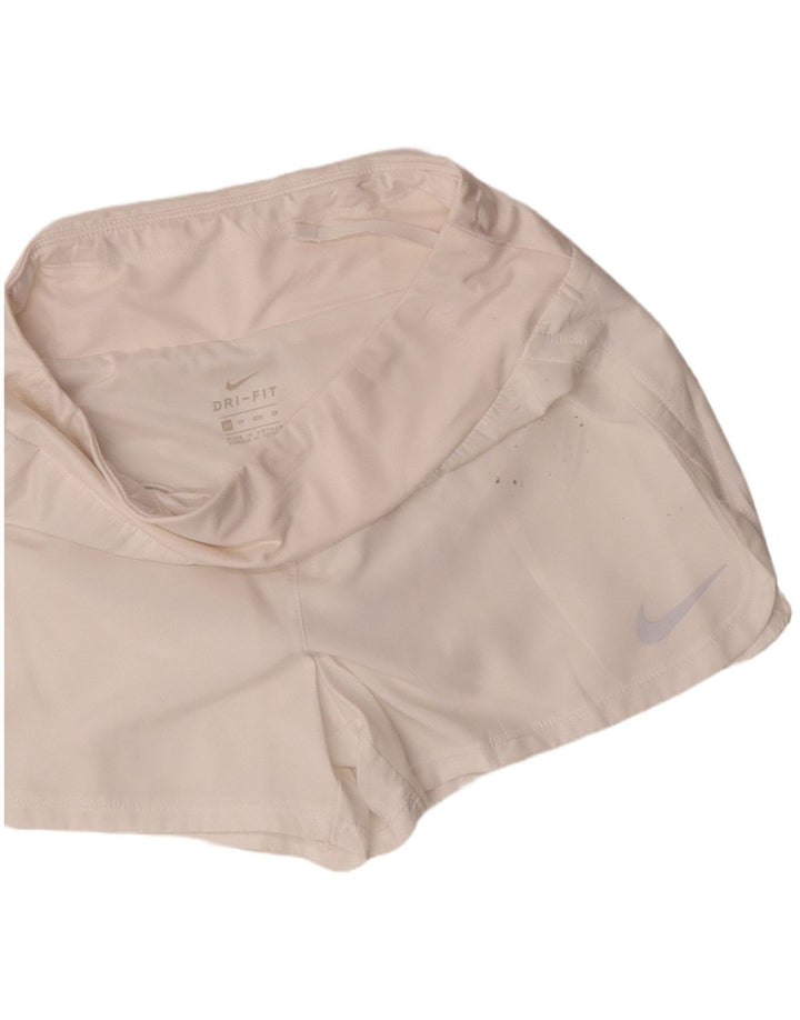 Nike Damen Dri Fit Sport Shorts UK 6 XS Weiß