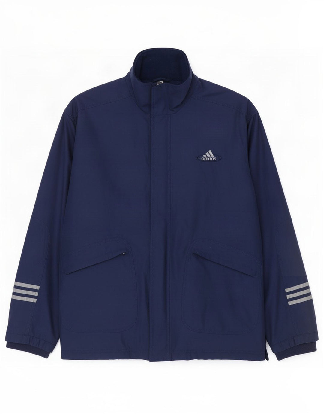 Adidas Herren Windjacke UK 40/42 Medium Marineblau Polyester