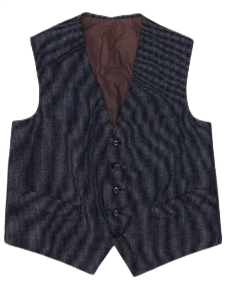 Vintage Herren Weste Medium Marineblau