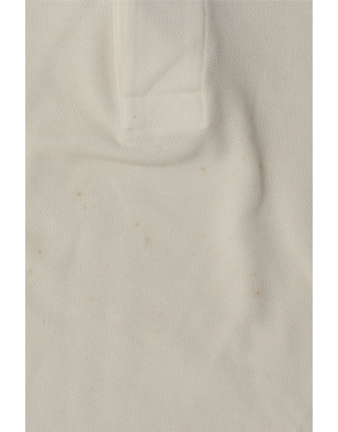 Lacoste Herren-Rugby-Poloshirt, Größe 3, klein, weiße Baumwolle