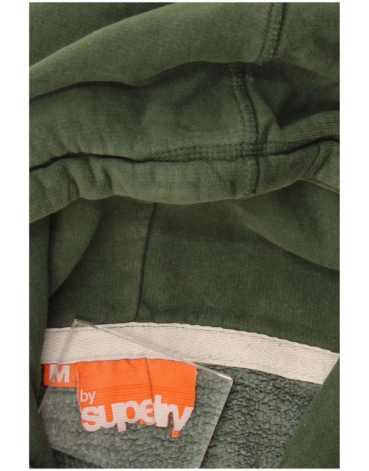 SUPERDRY Herren-Kapuzenpullover mit grafischem Reißverschluss, Mittelkhaki
