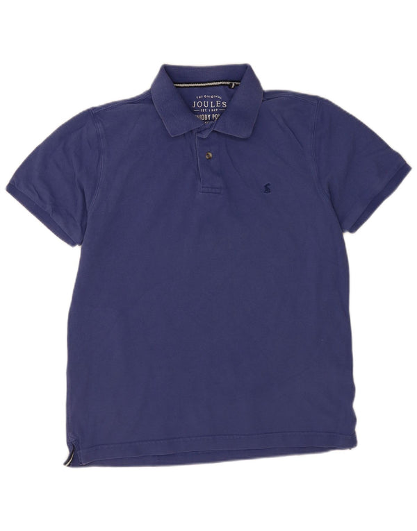 Joules Herren-Poloshirt aus mittelblauer Baumwolle