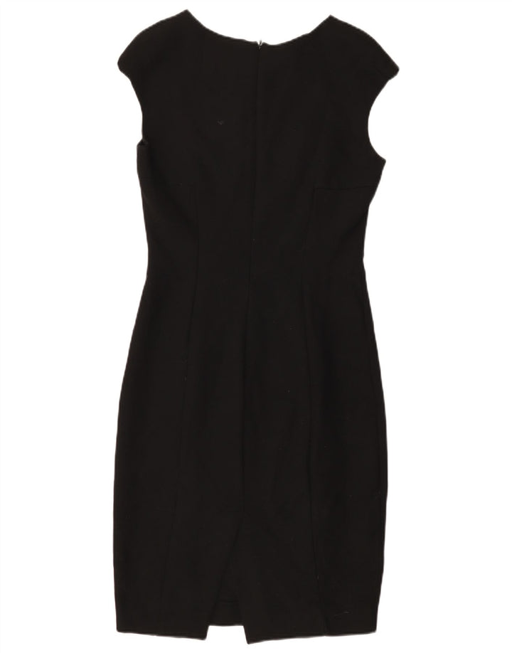 ZARA Damen figurbetontes Kleid UK 12 Medium Schwarz