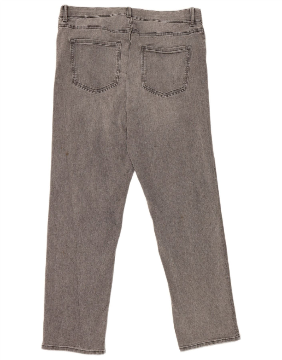 Marks & Spencer Damen The Sienna Straight Jeans UK 14 Medium W32 L28 Grau
