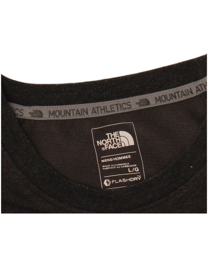 The North Face Herren-T-Shirt mit Grafik, Größe L, Grau