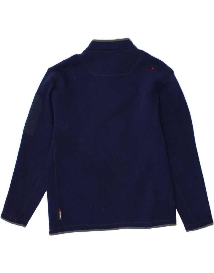 CANADIAN Mens Zip Neck Jumper Sweater XL Blue Vintage Canadian and Second-Hand Canadian from Messina Hembry 