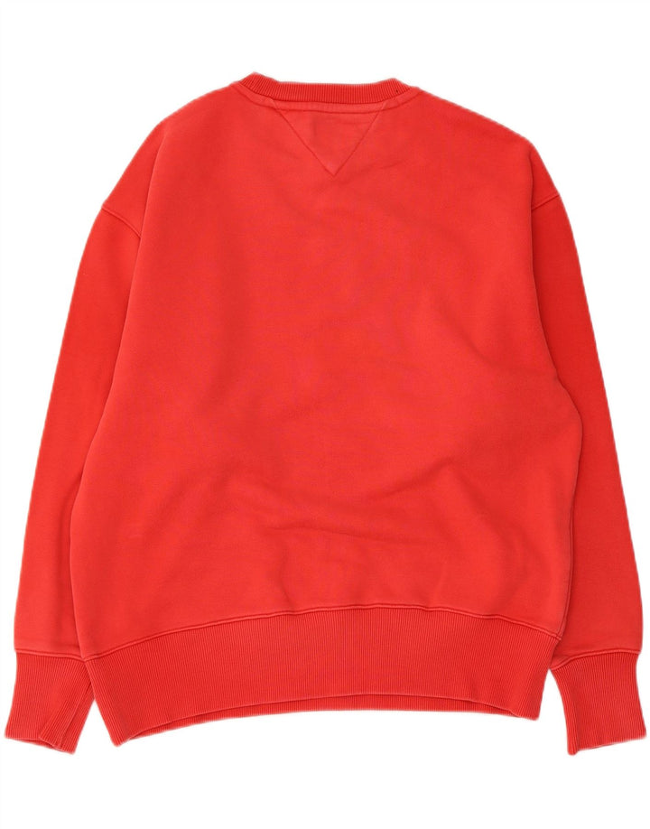 TOMMY HILFIGER Herren Grafik-Sweatshirt-Pullover, kleine rote Baumwolle