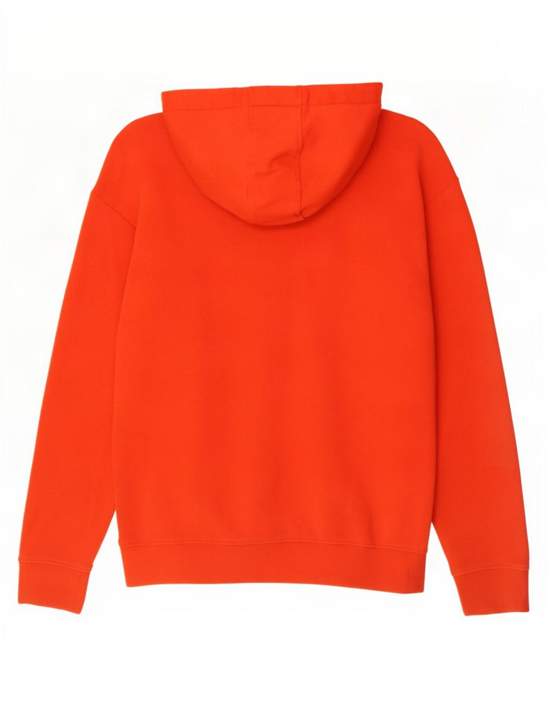 Ellesse Herren-Kapuzenpullover mit grafischem Reißverschluss, mittelorangefarbene Baumwolle