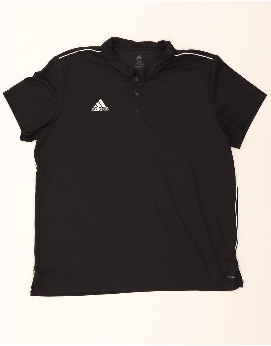 Adidas Herren Climalite Poloshirt 2XL Schwarz Polyester