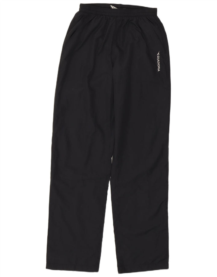 Diadora Damen-Trainingshose, UK 10, Größe S, Grau, Colourblock-Polyester