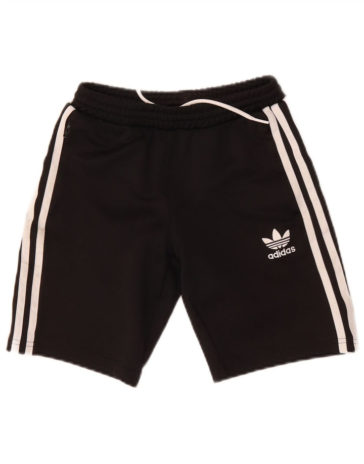Adidas Sportshorts für Jungen, 9–10 Jahre, schwarzes Polyester