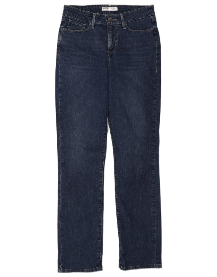 Levi's Damen Signature Straight Jeans US 6 Medium W28 L32 Marineblau