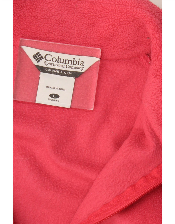 COLUMBIA Damen Fleecejacke UK 16 Large Rosa Polyester