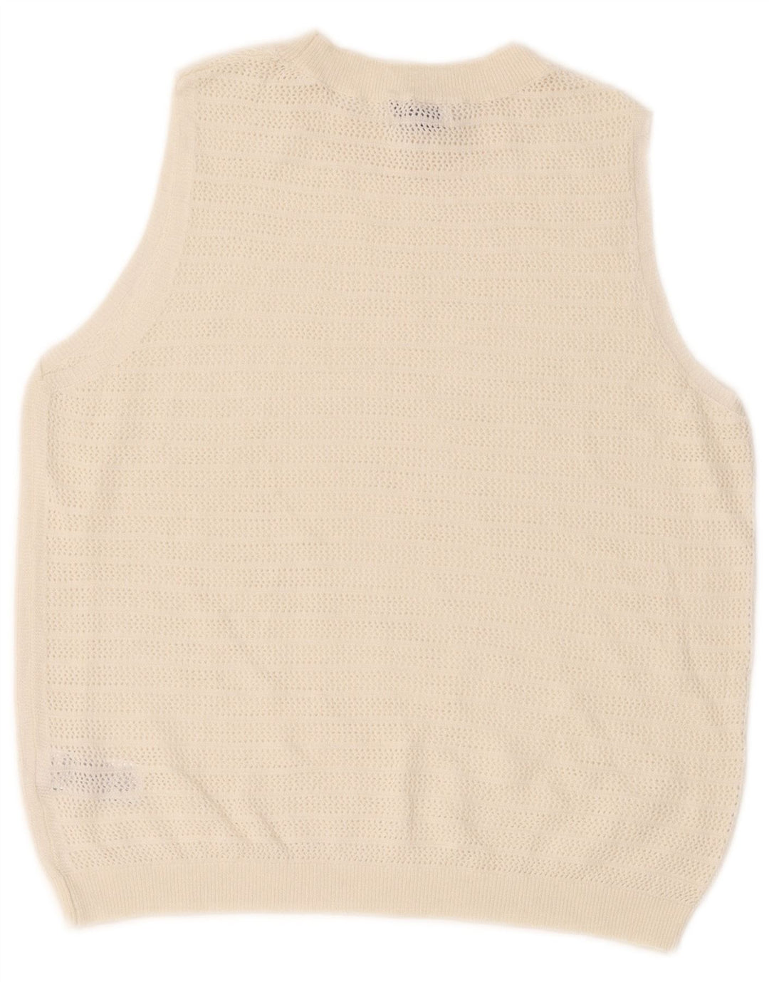 Marks & Spencer Damen Weste Tank Top UK 12 Medium Off White Polyester