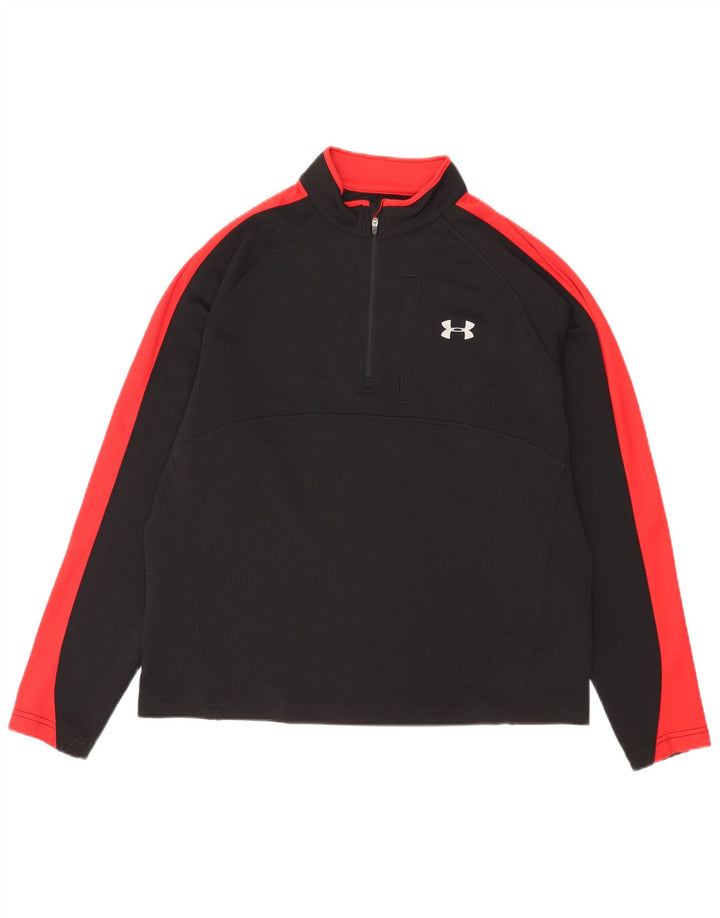 Under Armour Herren Allseason Gear Pullover-Trainingsanzugoberteil, Größe L, Schwarz
