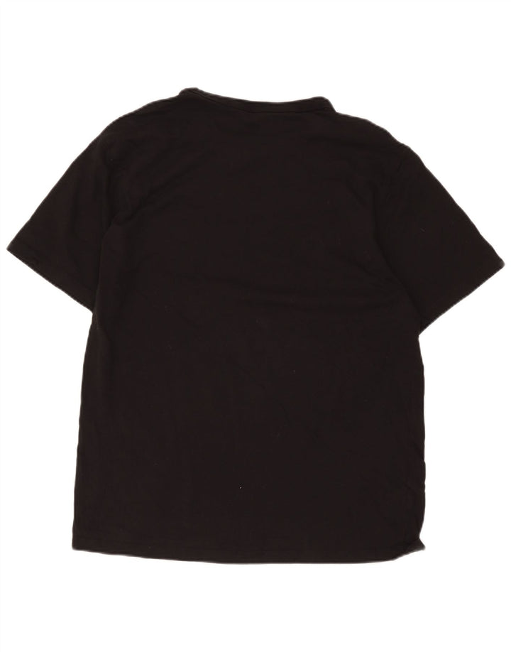 Champion Herren-T-Shirt mit Grafik, groß, aus schwarzer Baumwolle