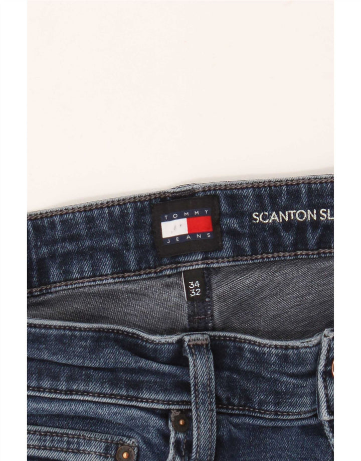 Tommy Hilfiger Herren Scanton Slim Jeans W34 L32 Blau