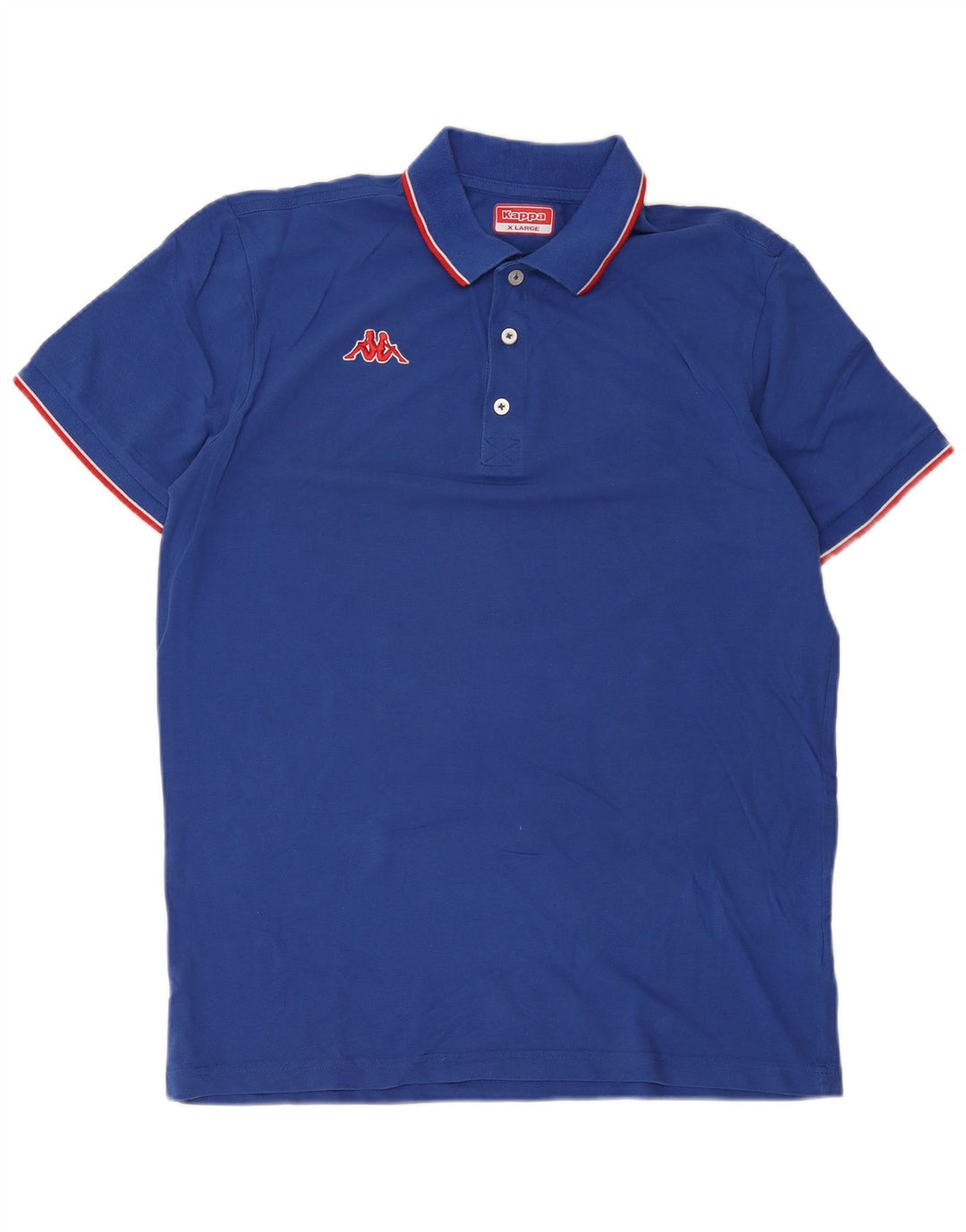 Kappa Herren Poloshirt XL Blau Baumwolle
