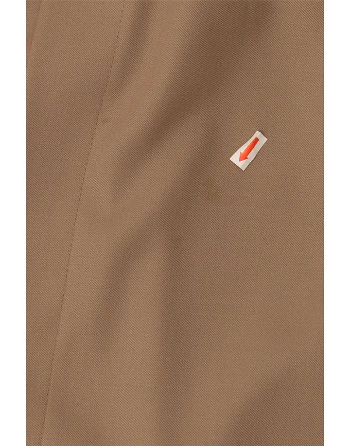Escada Damen Midi-Wickelrock EU 38 Medium W28 Braune Schurwolle