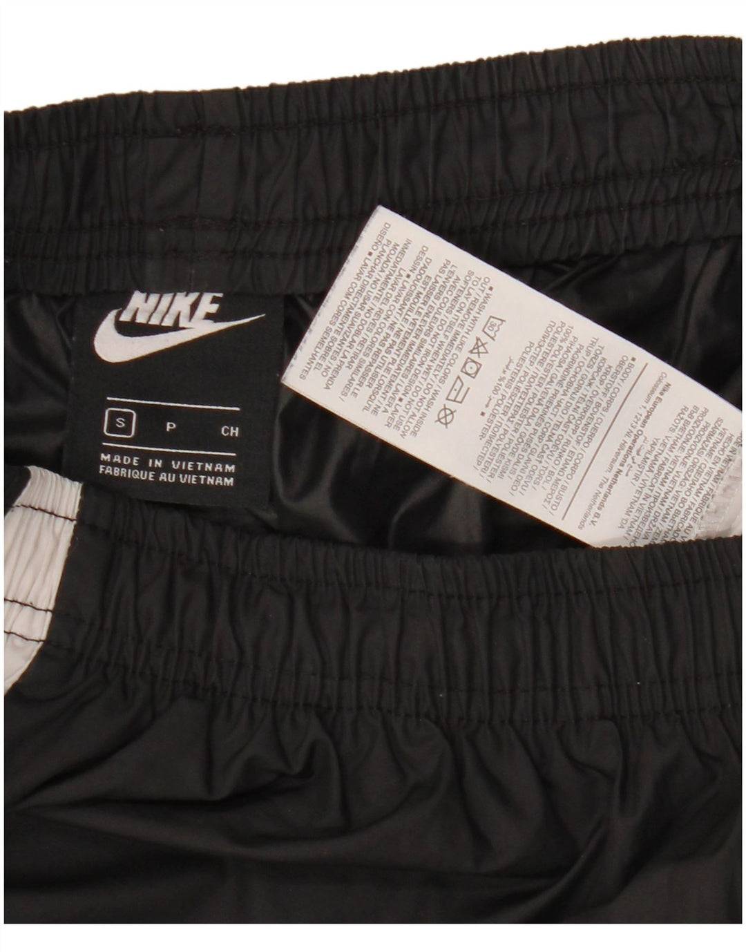 Nike Herren-Trainingshose mit Grafik, Jogginghose, Größe S, Schwarz, Farbblock
