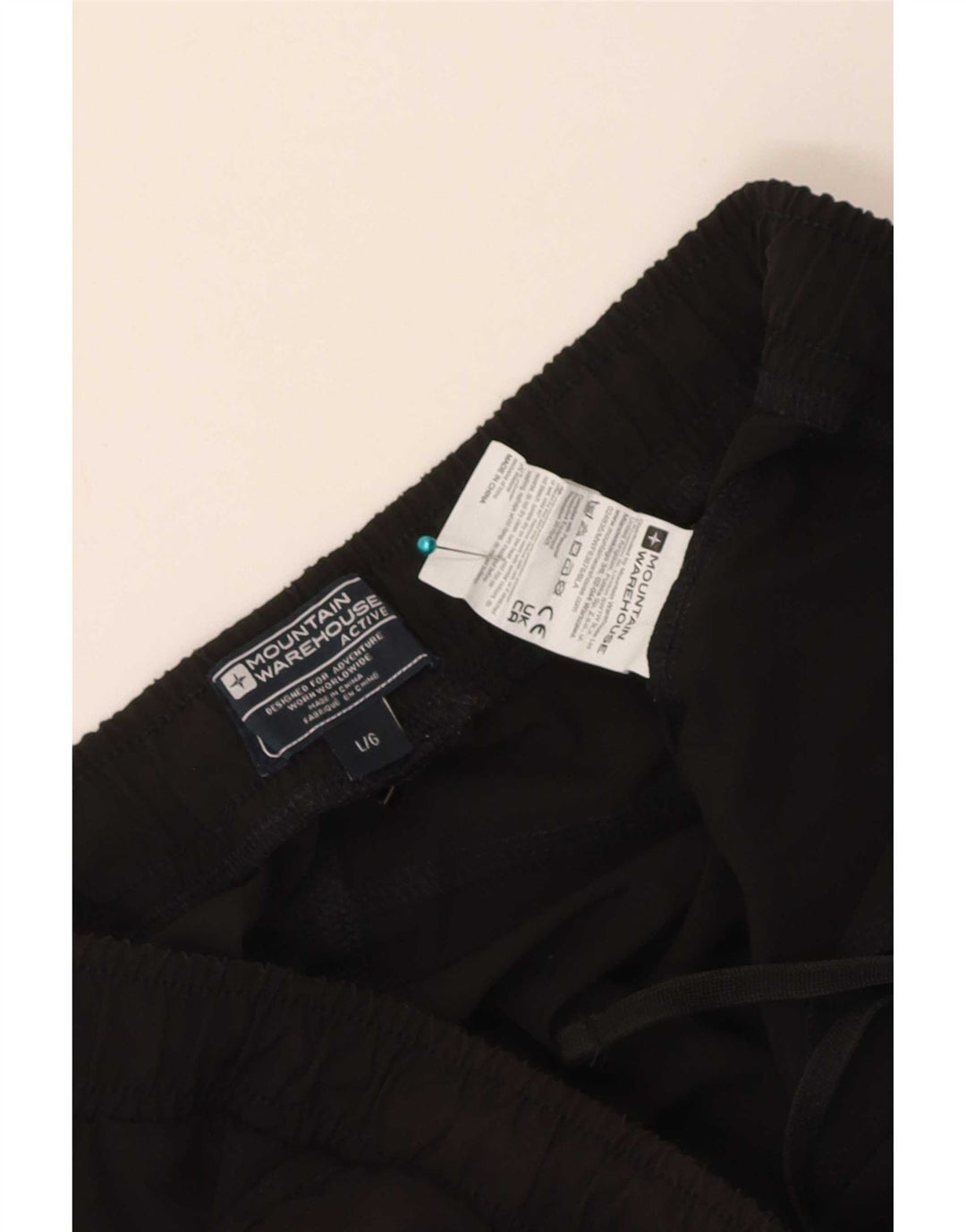 Mountain Warehouse Herren-Sportshorts, Größe L, aus schwarzem Polyester
