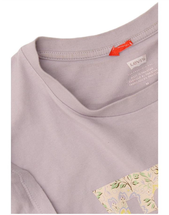 Levi's Damen-T-Shirt mit Grafik, UK 12, mittelviolett, Baumwolle
