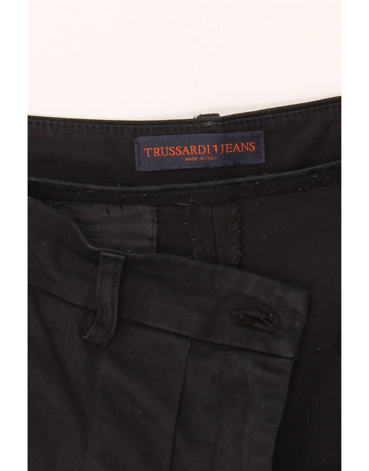 Trussardi Damen Kurze Hose W28 L23 Schwarz