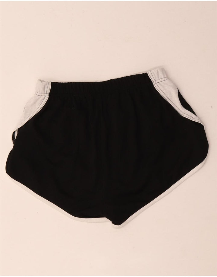 Asics Damen Sportshorts UK 10 Small Schwarz Colourblock Polyester