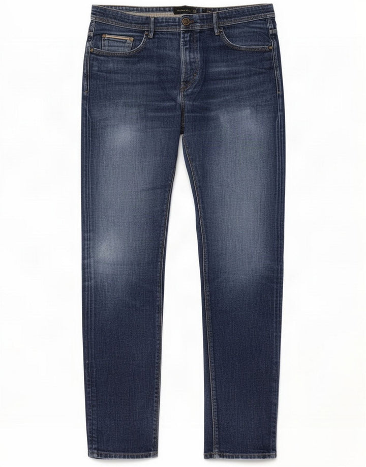 Massimo Dutti Mens Slim Jeans EU 44 Large W34 L32 Blue