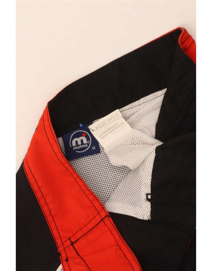 Mistral Herren-Badeshorts mit Grafik, mittelgroß, mehrfarbig, Farbblock