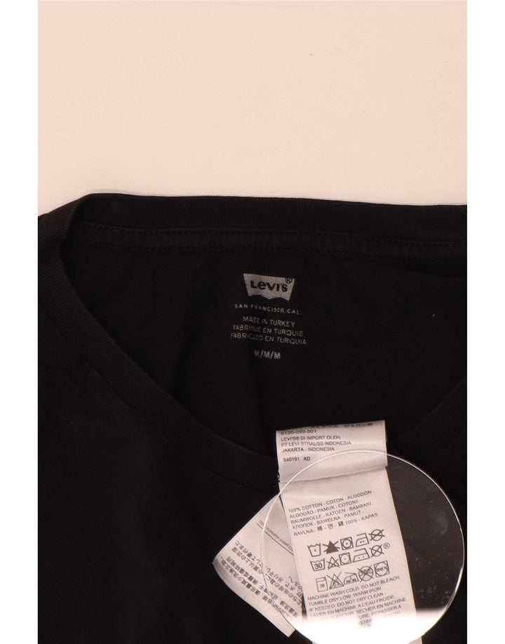 Levi's Herren-T-Shirt mit Grafik, mittelschwarze Baumwolle