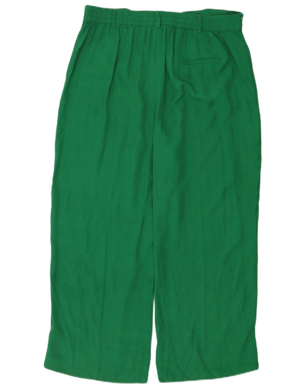 Zara Damen-Chinohose mit weitem Bein, 2XL W34 L28 Grün