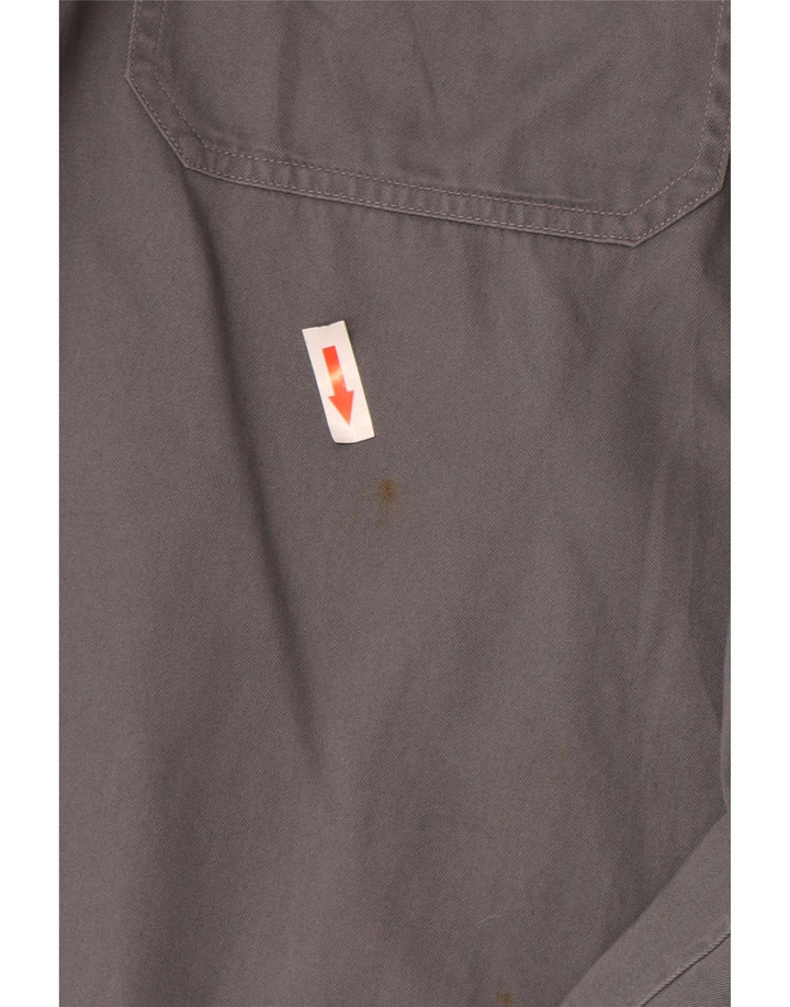 Calvin Klein Jeans Herren Westernhemd XL Grau Baumwolle