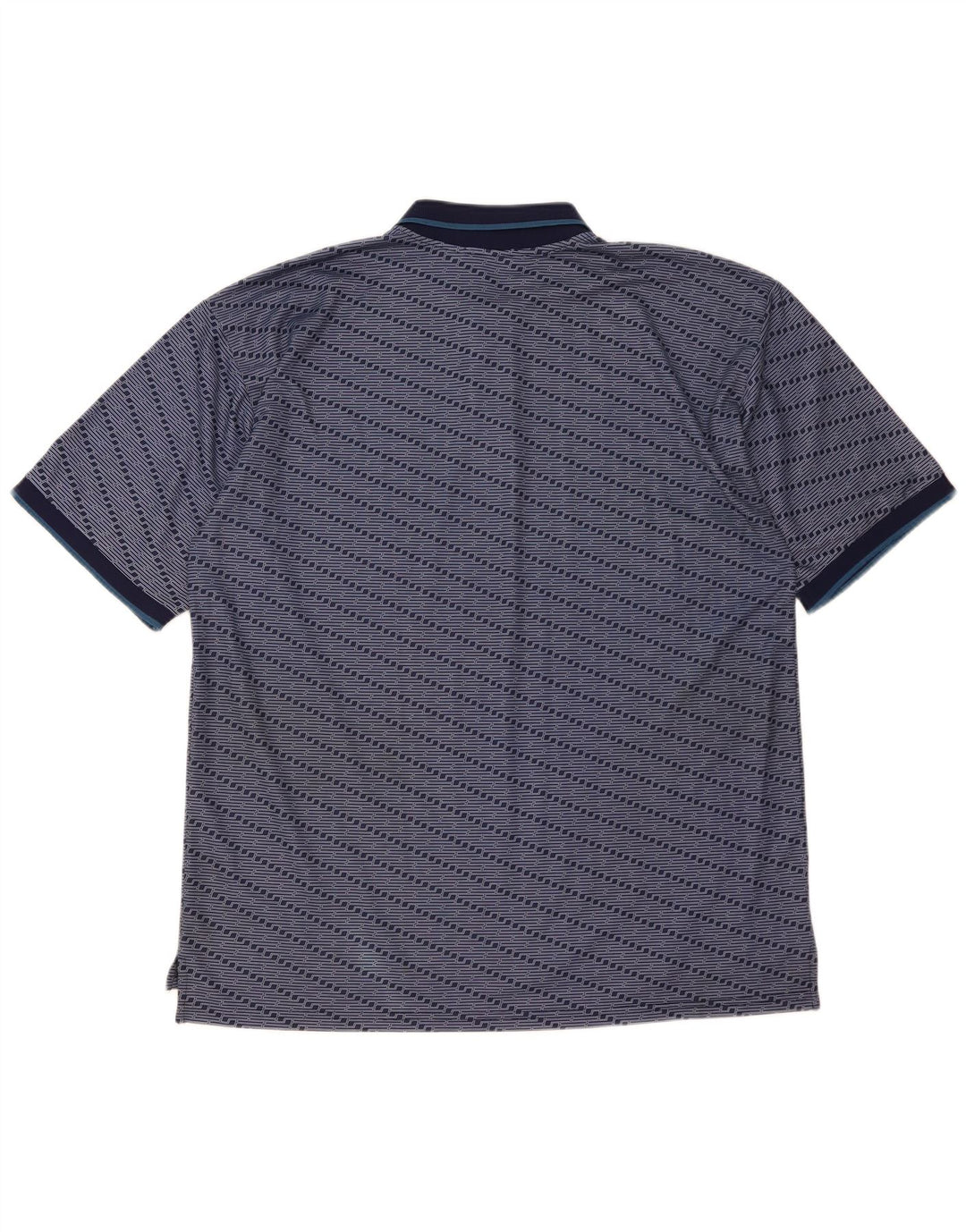Fila Herren Poloshirt XL Marineblau gestreift Polyester