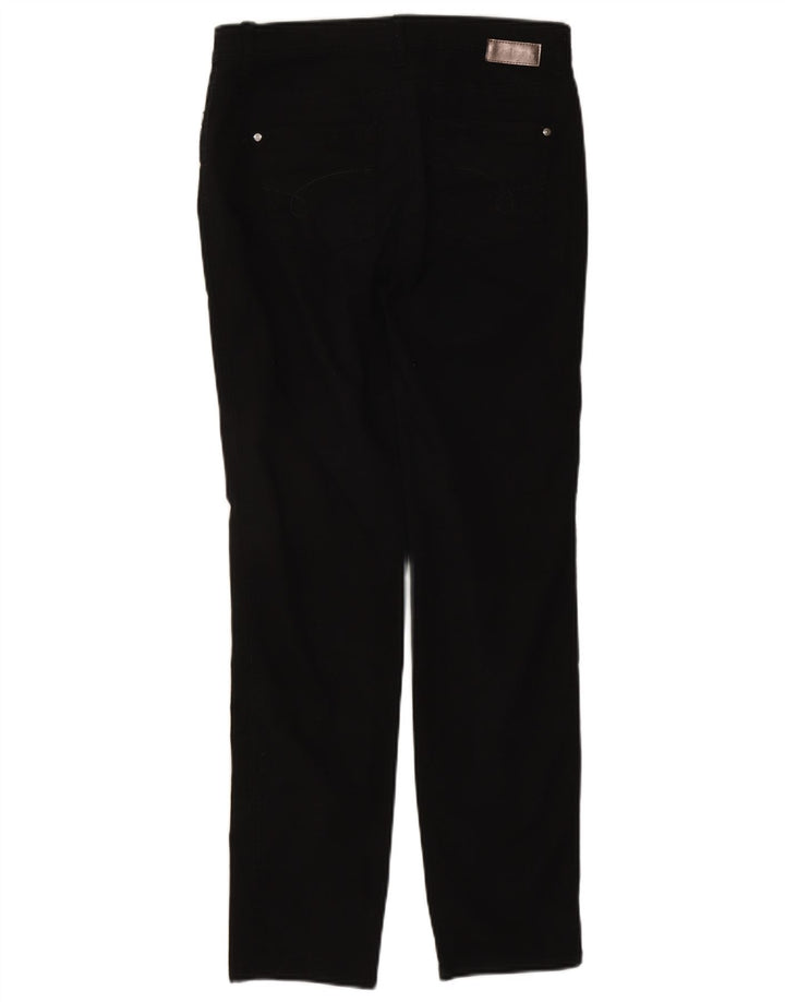 Olsen Damen Slim Jeans UK 14 Medium W30 L30 Schwarz