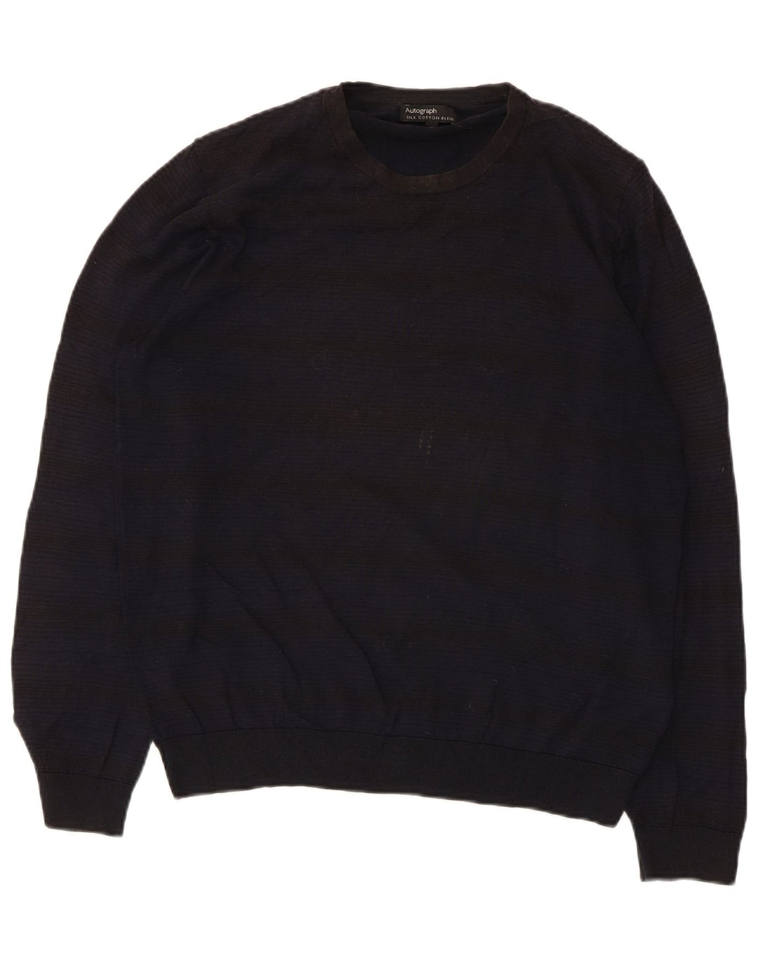 Marks & Spencer Herren Autograph Pullover mit Rundhalsausschnitt, mittelgroß, Marineblau