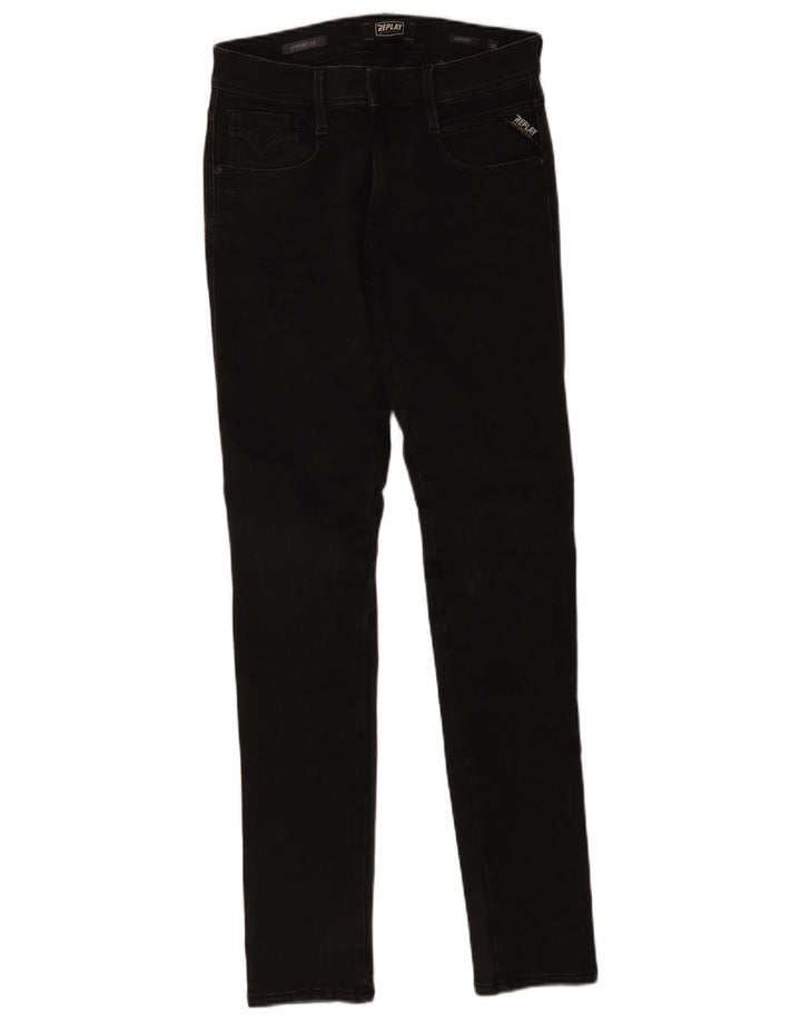 Replay Herren Extreme Flex Skinny Jeans W30 L32 Schwarz