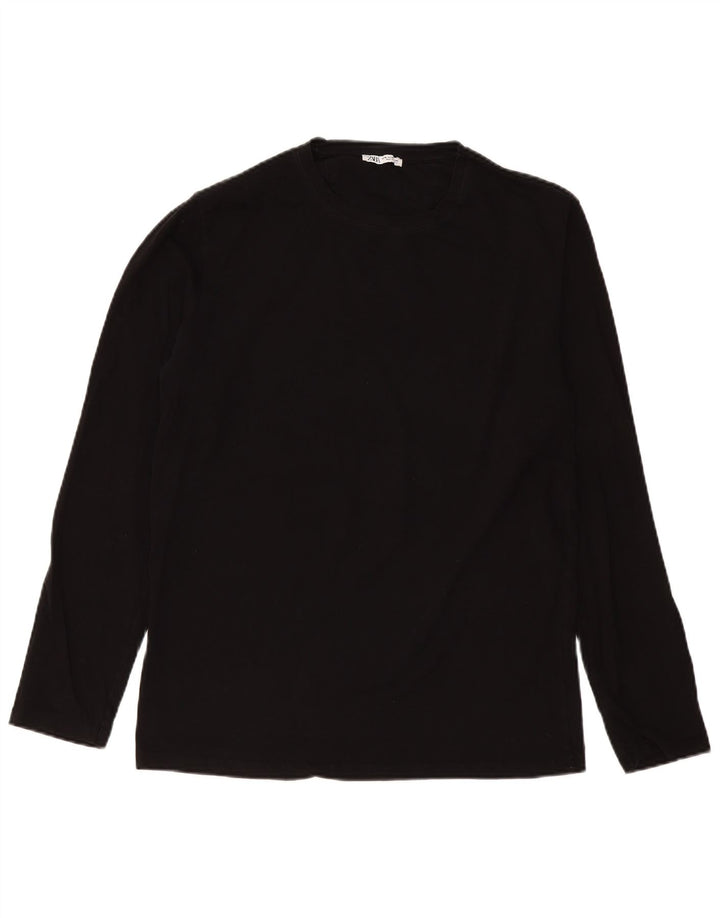 Zara Herren Top Langarm XL Schwarz