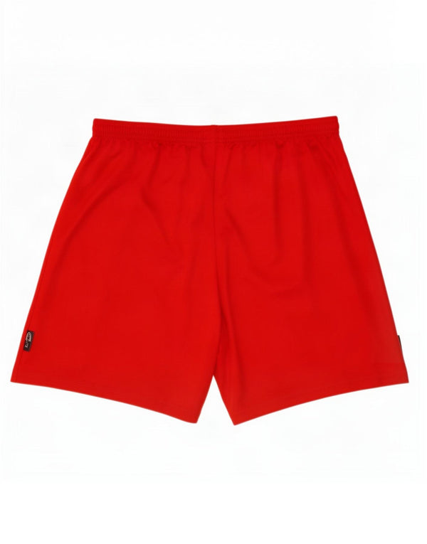 Adidas Mens Climalite Sport Shorts Large Red Polyester